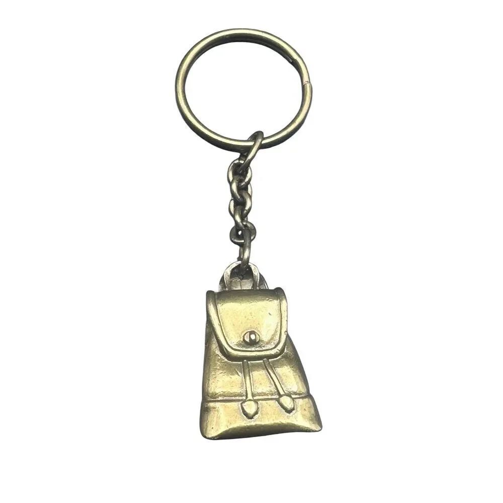 Coach Daypack Icon Vintage Brass Key Chain Key Charm